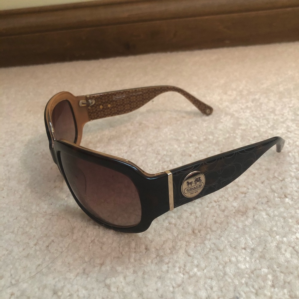 Coach sunglasses with case